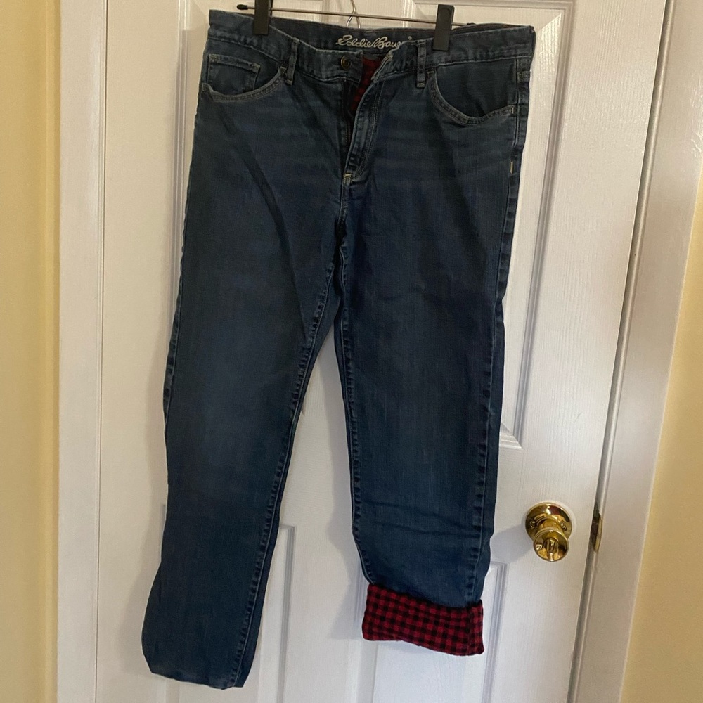 💕2/$60💕 Eddie Bauer flannel lined women’s jeans